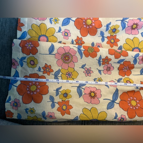 MAISON ME Talia Dress, Retro Flower Floral Sleeveless Dress with Ruffle Straps - Picture 8 of 12